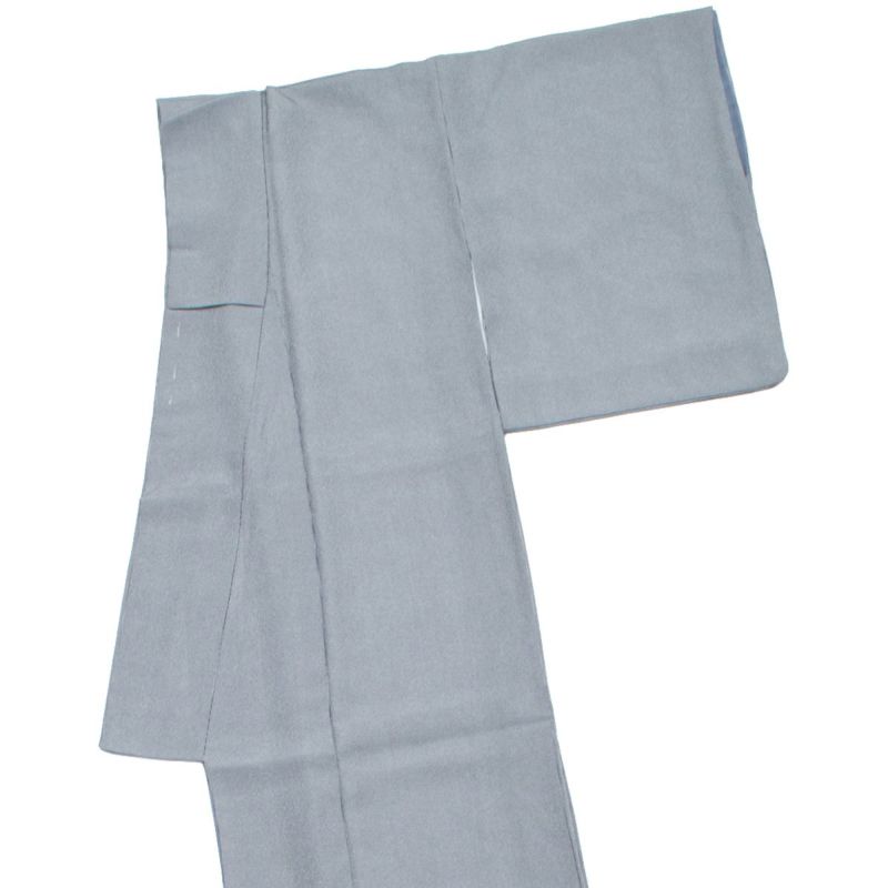 江戸小紋 伊勢型紙染め 万筋 紺 白 染め一つ紋 正絹 袷 身丈：約151cm