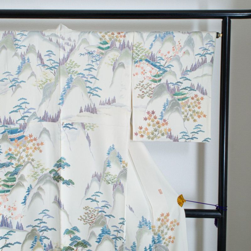 訪問着フルセット　三越しつけ、パールトーン加工　身丈156.5cm 裄丈65cm 訪問着フルセット 三越しつけ、パールトーン加工 身丈156.5cm 裄丈65cm